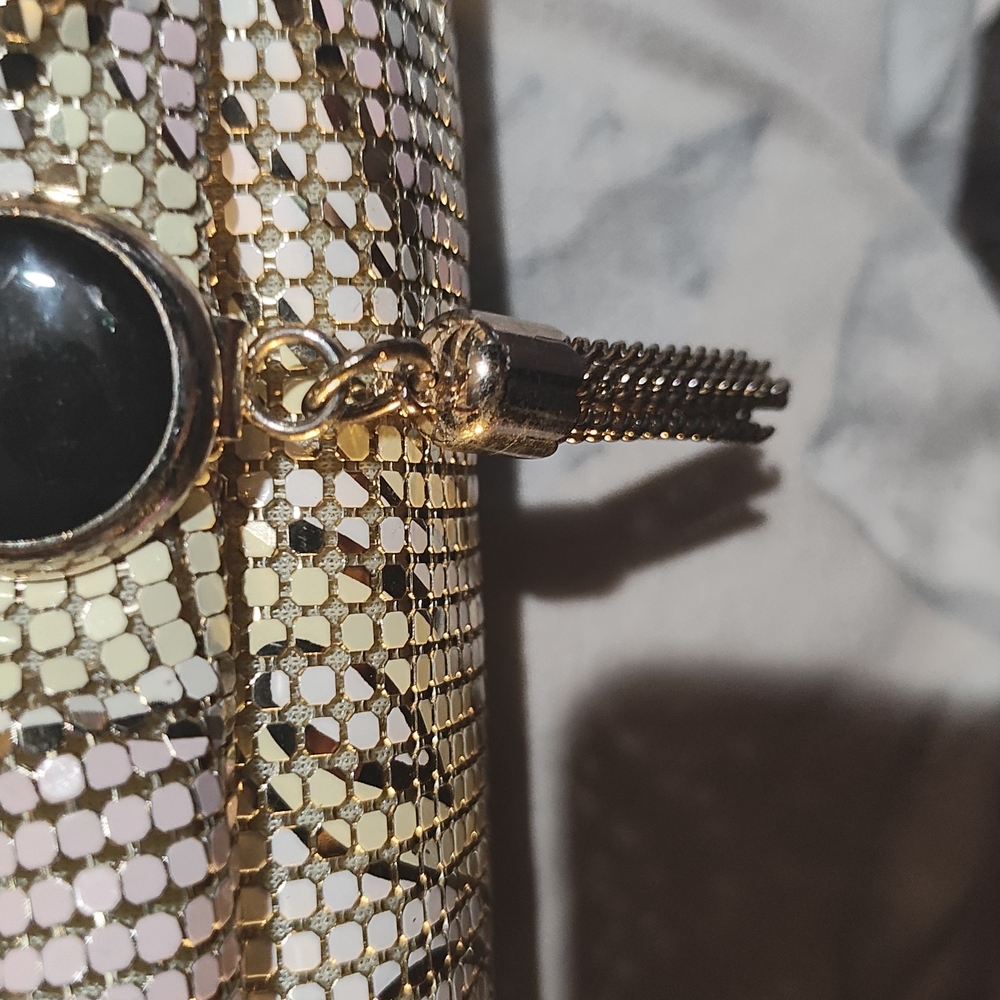 Gold and Silver Clutch with Elegant Metallic Design - Picture 6 of 7